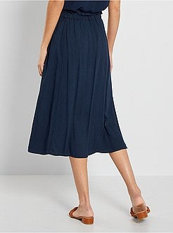 Saia midi paper bag - Kiabi