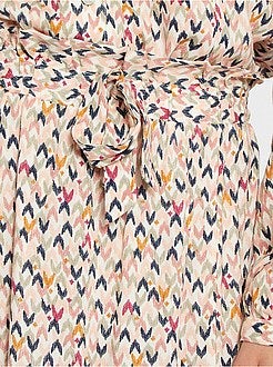 Saia midi paper bag - Kiabi