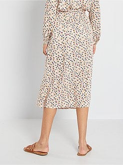 Saia midi paper bag - Kiabi