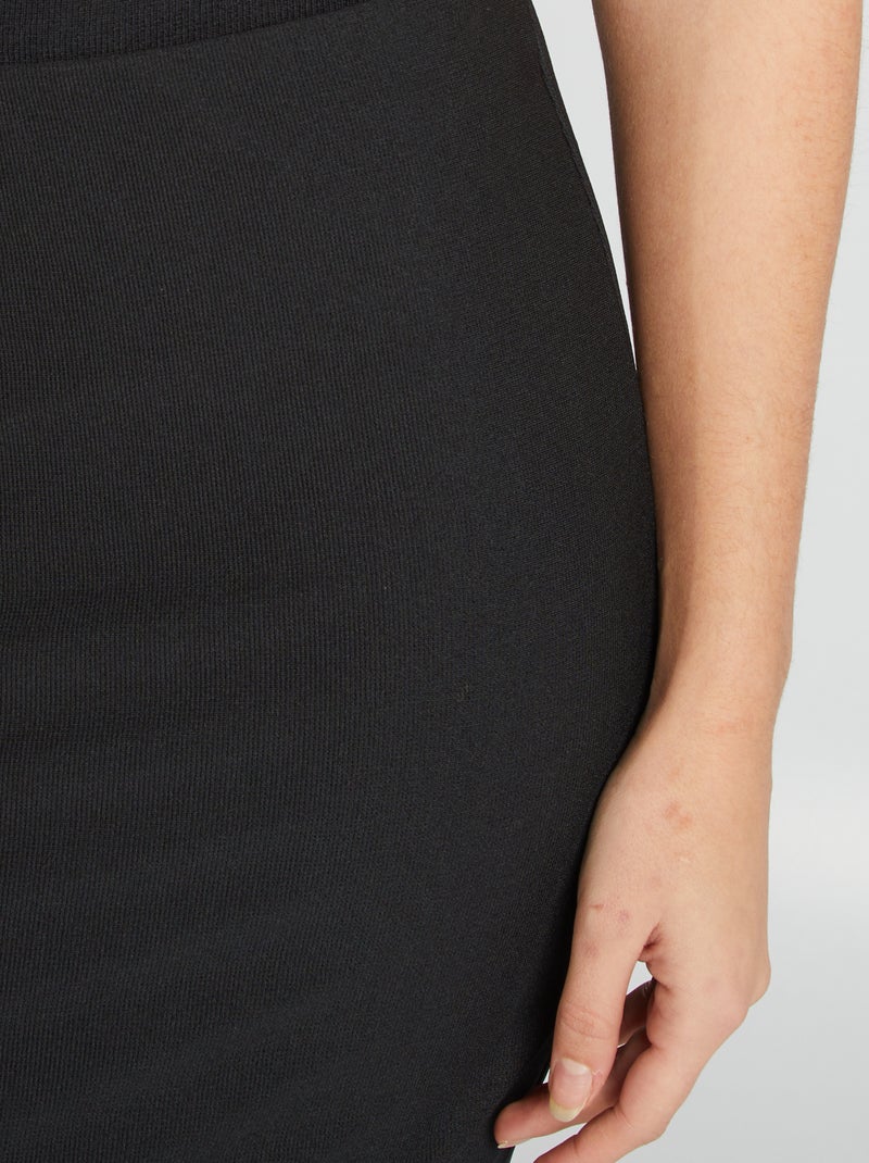 Saia midi Preto - Kiabi