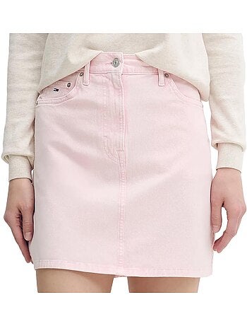 Saia Mom Rosa para Mulher Tommy Jeans