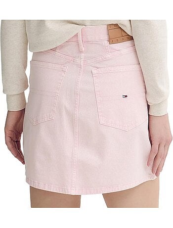 Saia Mom Rosa para Mulher Tommy Jeans