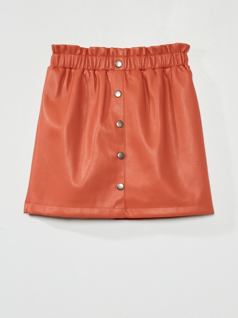 Saia paperbag VERMELHO - Kiabi