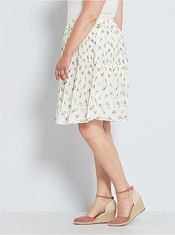 Saia plissada - Kiabi