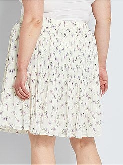 Saia plissada - Kiabi