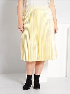 Saia plissada e nacarada - Kiabi