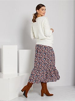 Saia pré-mamã comprida - Kiabi