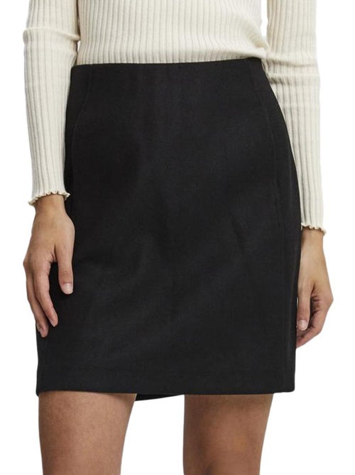 Saia Preta Feminina Vero Moda Fortune Allison - Kiabi Saia Preta Feminina Vero Moda Fortune Allison - Kiabi