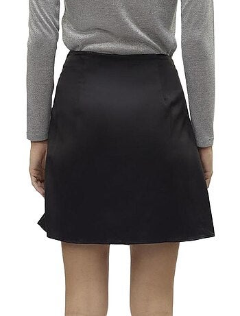 Saia preta feminina vero moda merles