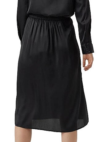 Saia preta feminina vero moda noa
