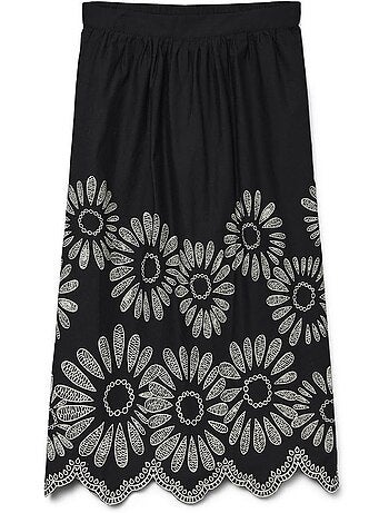 Saia Preta Vero Moda Blakely para Mulher