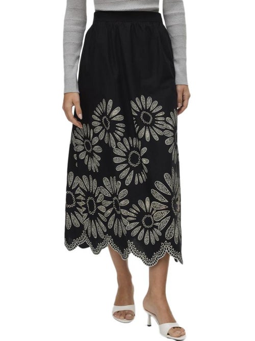 Saia Preta Vero Moda Blakely para Mulher - Kiabi Saia Preta Vero Moda Blakely para Mulher - Kiabi