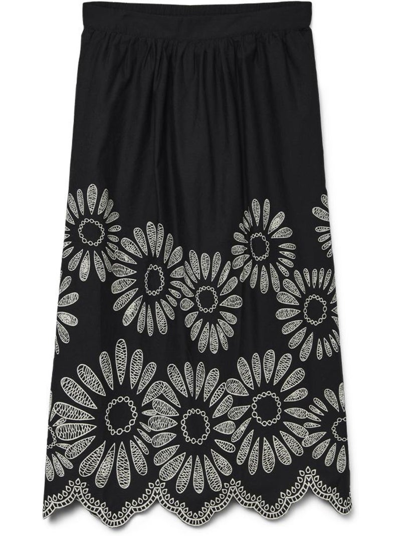 Saia Preta Vero Moda Blakely para Mulher Preto - Kiabi