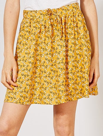 Saia soltinha estampada - Kiabi