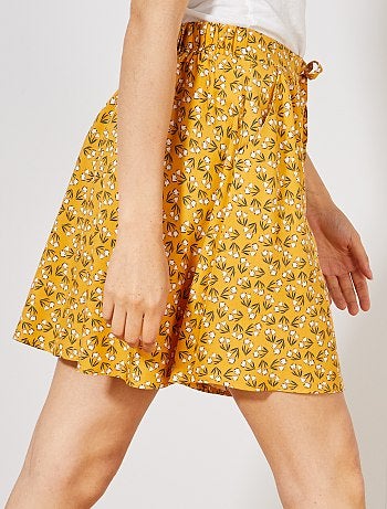 Saia soltinha estampada - Kiabi