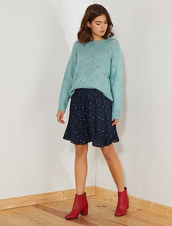 Saia soltinha estampada - Kiabi