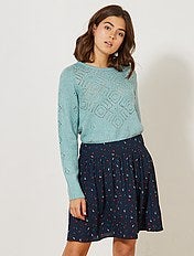 Saia soltinha estampada