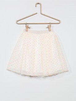 Saia tutu com bordados - Kiabi