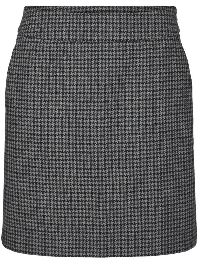 Saia Xadrez Pied-de-Poule Cinzenta Vero Moda Julie para Mulher Cinza-prateado - Kiabi
