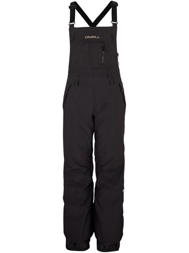 Salopette de Esqui Preta Feminina O'Neill Regular Fit Preto - Kiabi