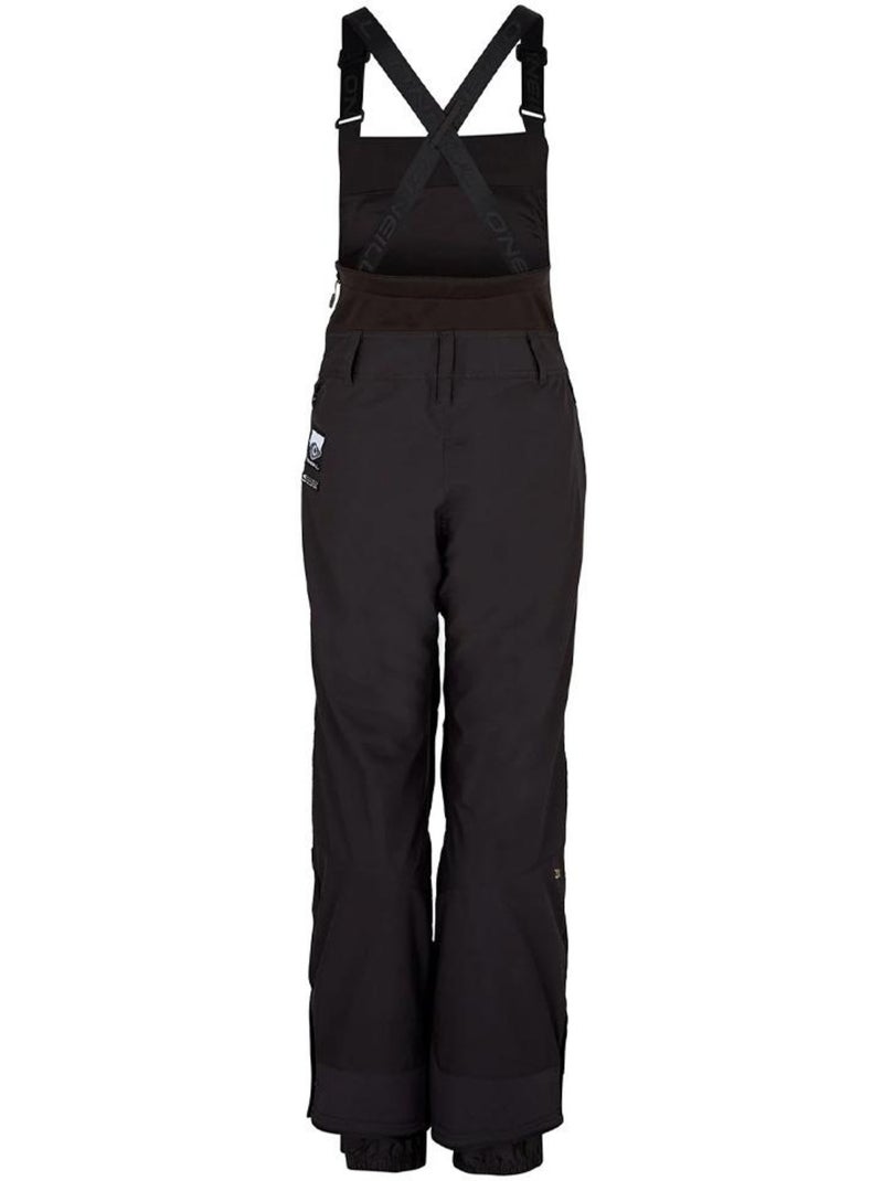 Salopette de Esqui Preta Feminina O'Neill Regular Fit Preto - Kiabi