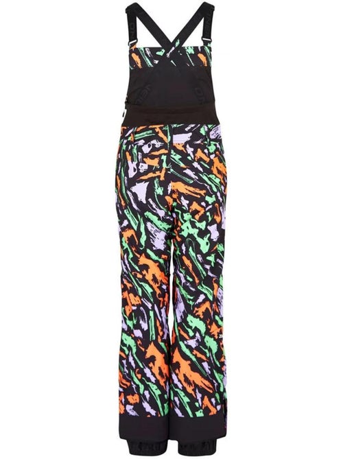 Salopette de ski o'neill para mulher - regular fit multicor/preta - Kiabi