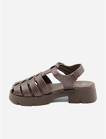 Sandália alça cruzada