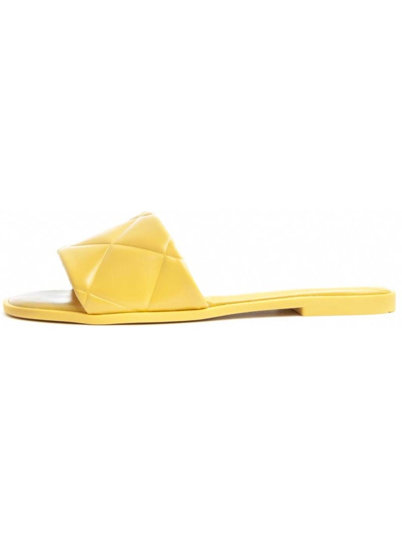 Sandália Baixa Material Sintético Montevita Amarelo - Kiabi