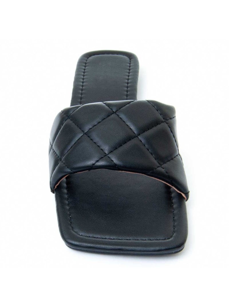 Sandália Baixa Material Sintético Montevita Preto - Kiabi
