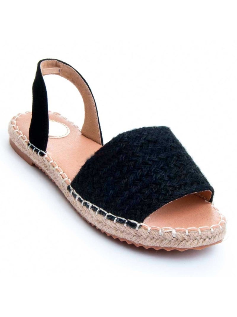 Sandália Baixa Material Sintético Montevita Preto - Kiabi