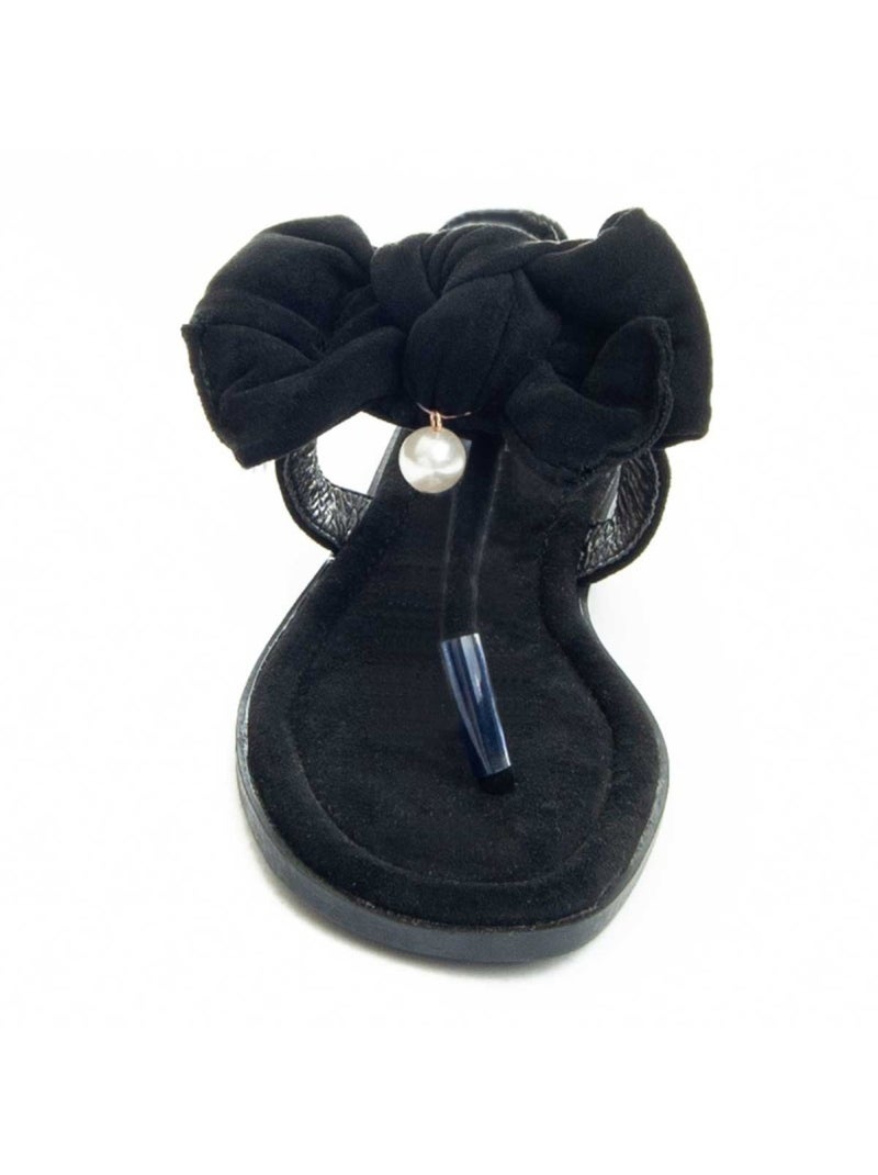 Sandália Baixa Material Sintético Montevita Preto - Kiabi