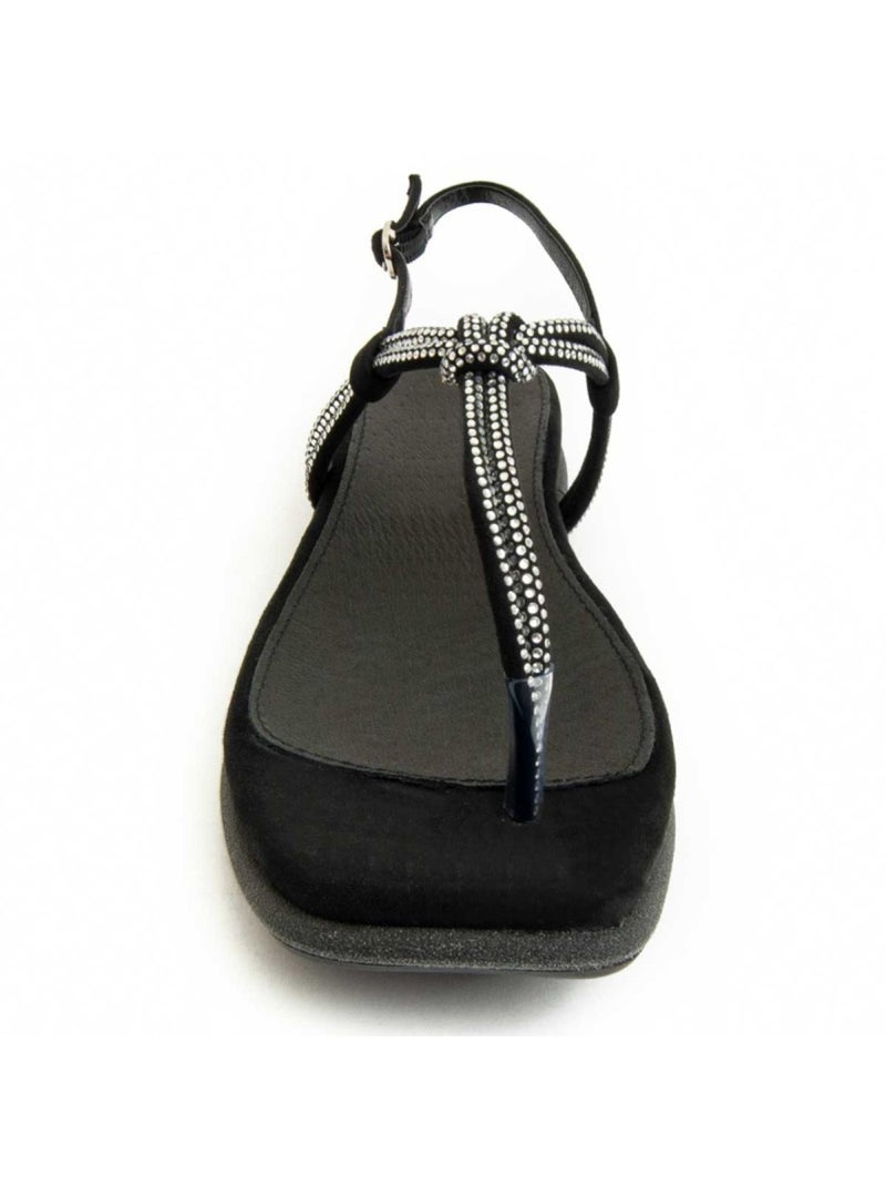 Sandália Baixa Material Sintético Montevita Preto - Kiabi