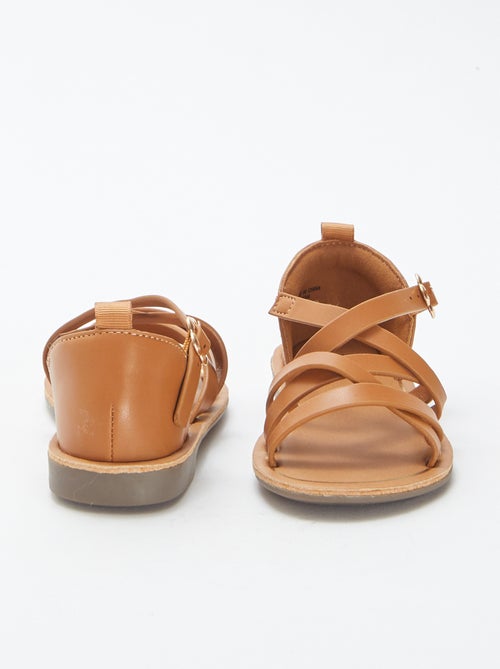 Sandália com várias tiras - Kiabi