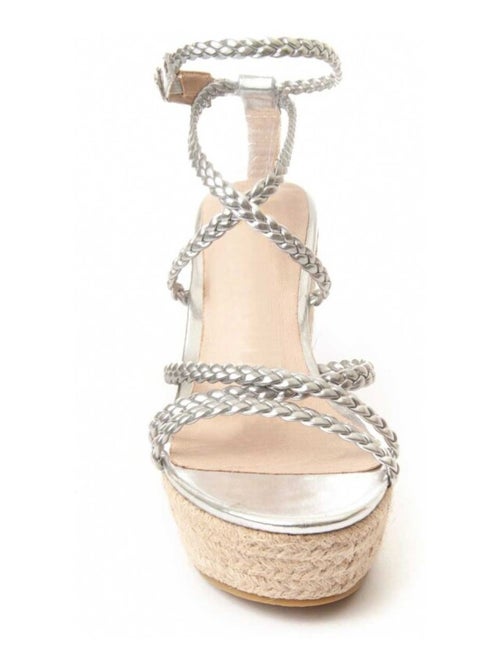 Sandália De Esparto Com Cunha Material Sintético Montevita - Kiabi Sandália De Esparto Com Cunha Material Sintético Montevita - Kiabi