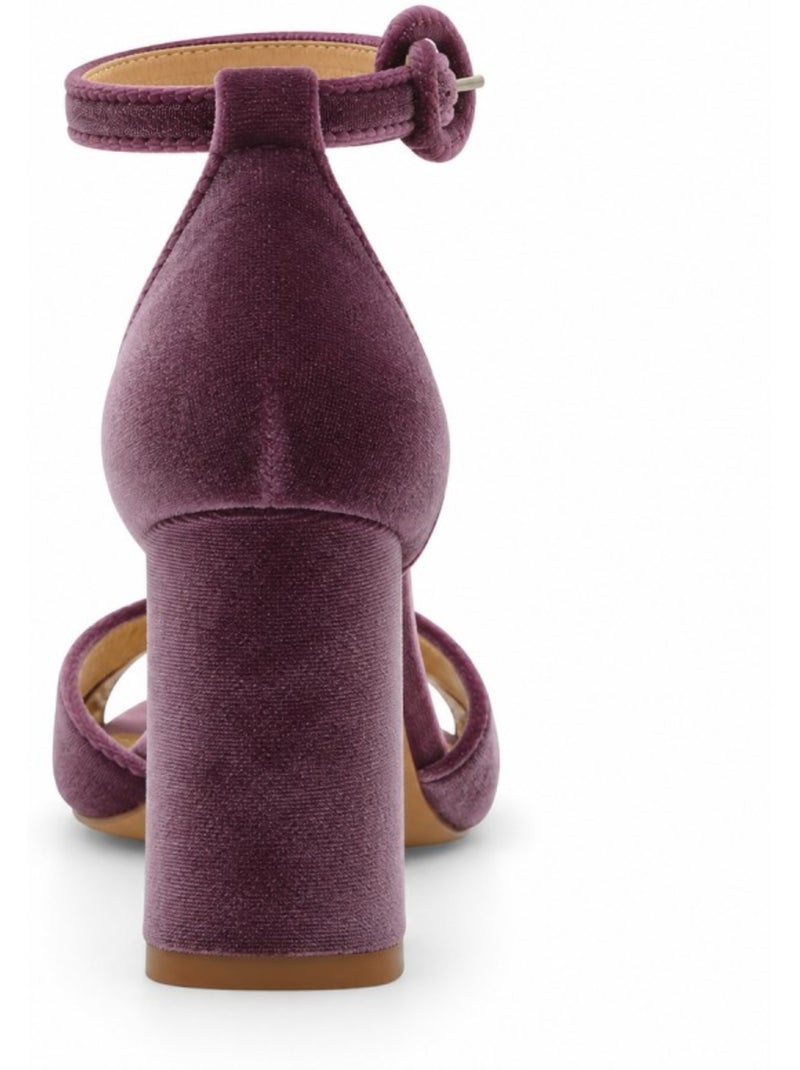 Sandália de salto material sintético montevita Roxo - Kiabi