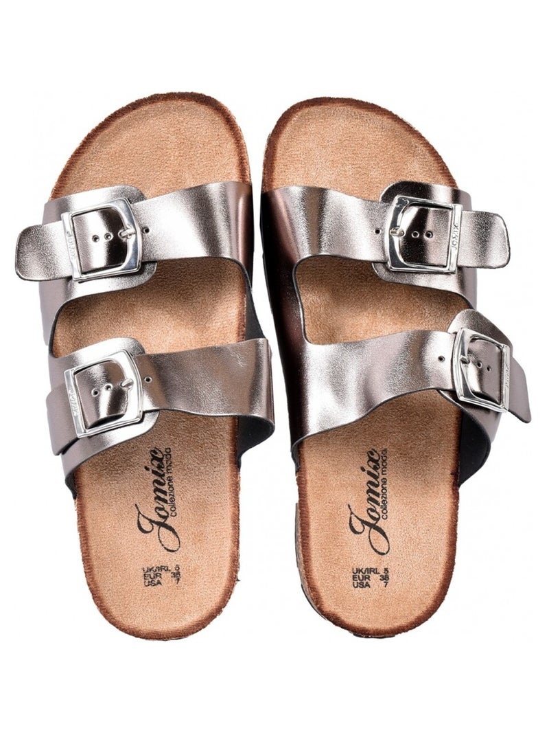 Sandalia Mula Mulher PREMIUM Bronze - Kiabi
