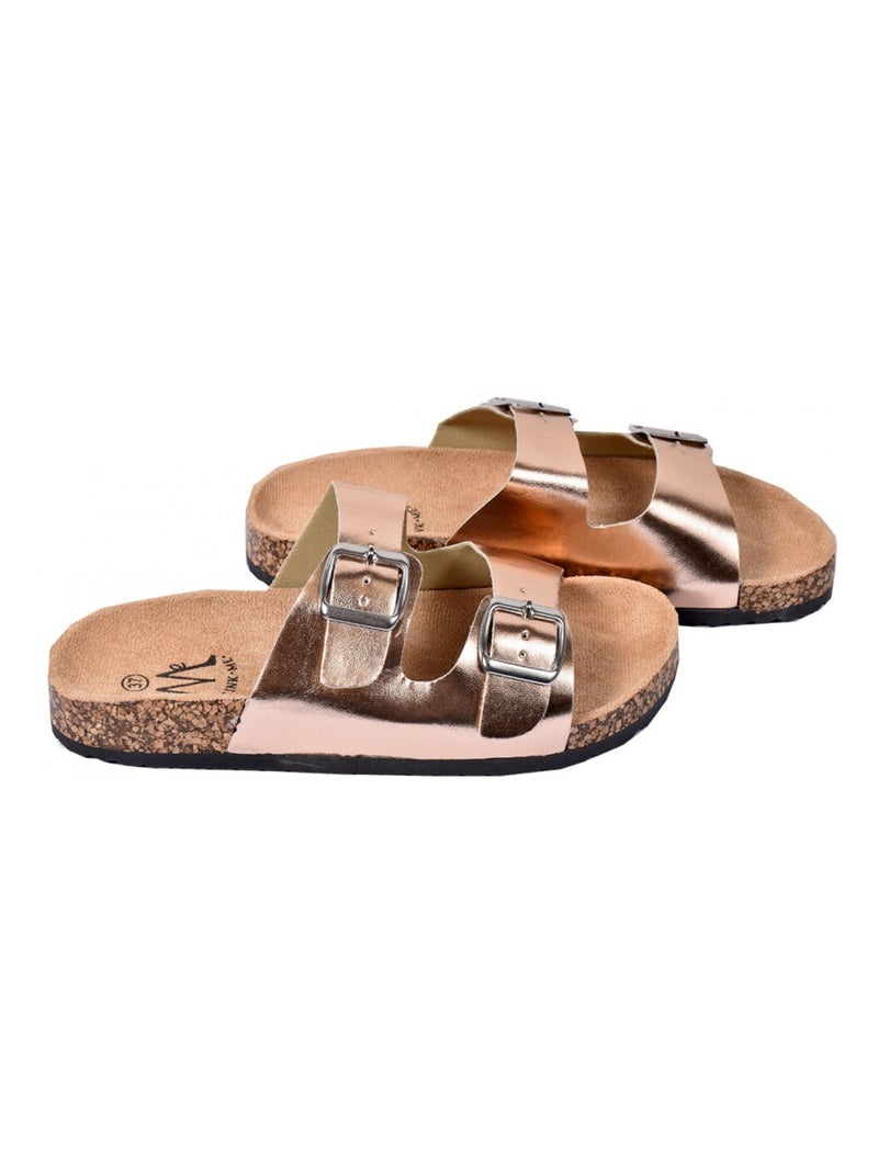 Sandalia Mula Mulher PREMIUM Bronze - Kiabi