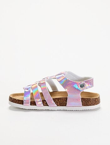 Sandália multi-tiras
