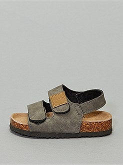 Sandálias abertas com velcros - Kiabi