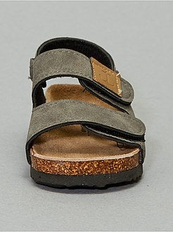 Sandálias abertas com velcros - Kiabi