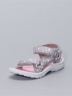 Sandálias abertas com velcros - Kiabi