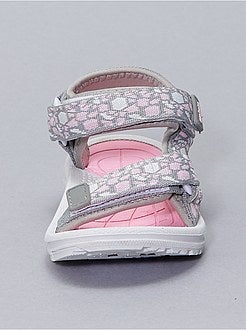 Sandálias abertas com velcros - Kiabi