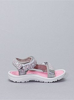 Sandálias abertas com velcros - Kiabi