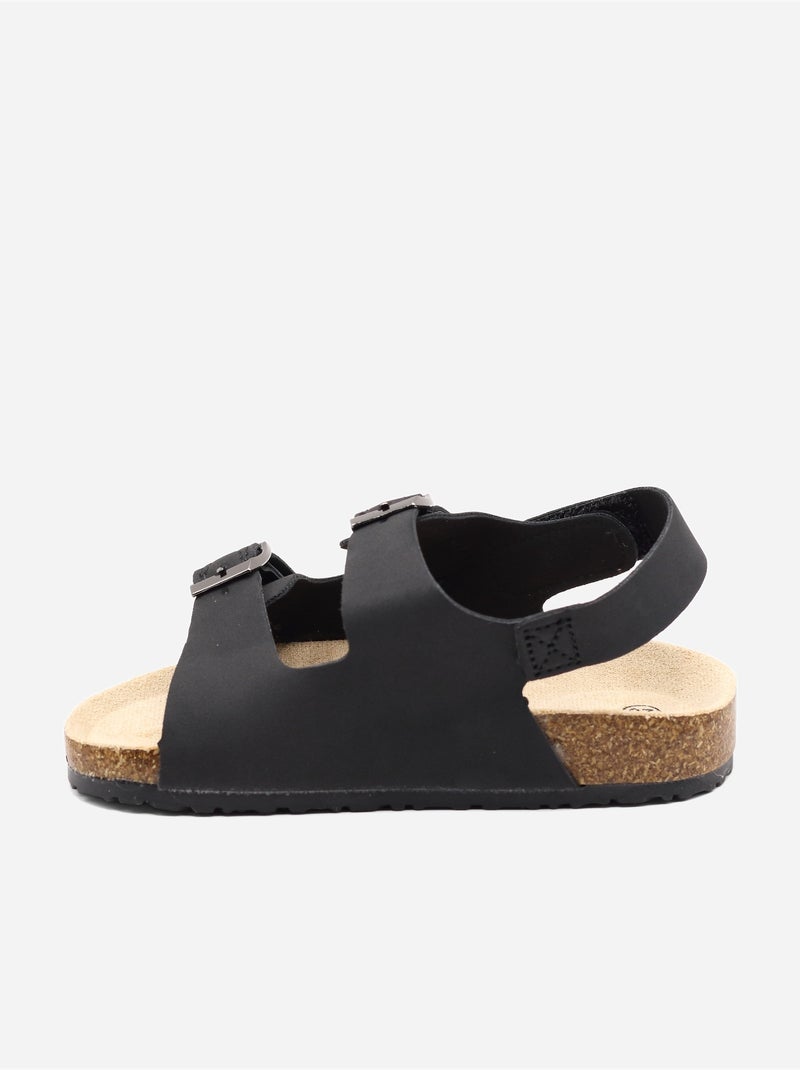 Sandálias alça cruzada Preto - Kiabi