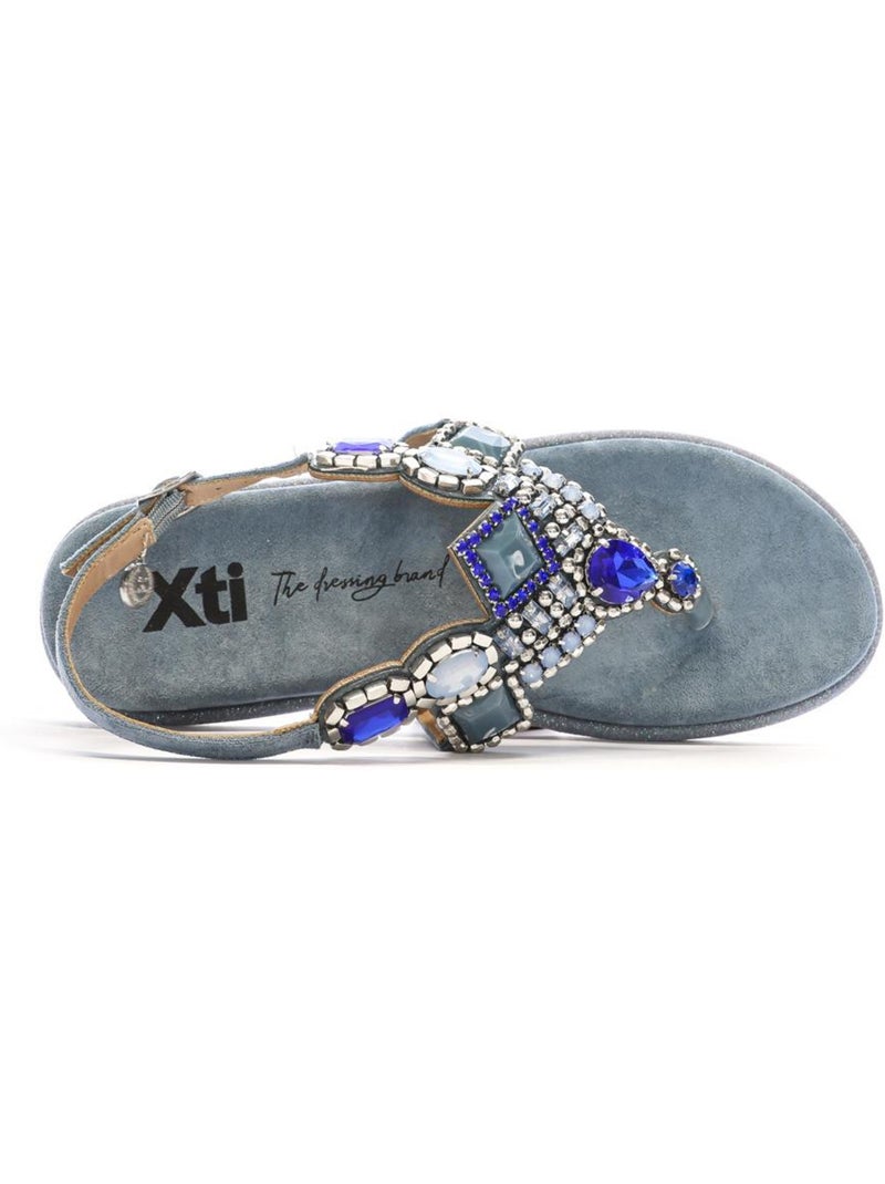 Sandálias Azuis com Joias para Mulher XTI 144017 Azul - Kiabi