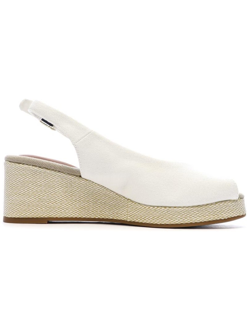 Sandálias Brancas Tommy Hilfiger Flag para Mulher Branco - Kiabi