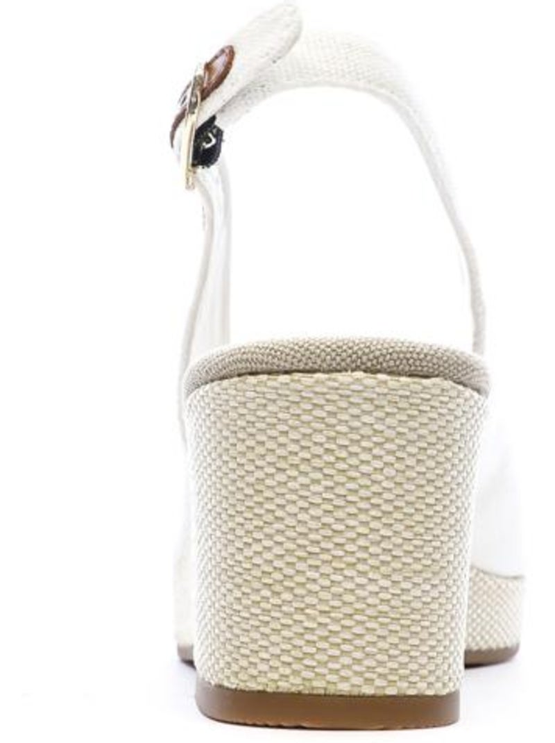 Sandálias Brancas Tommy Hilfiger Flag para Mulher Branco - Kiabi