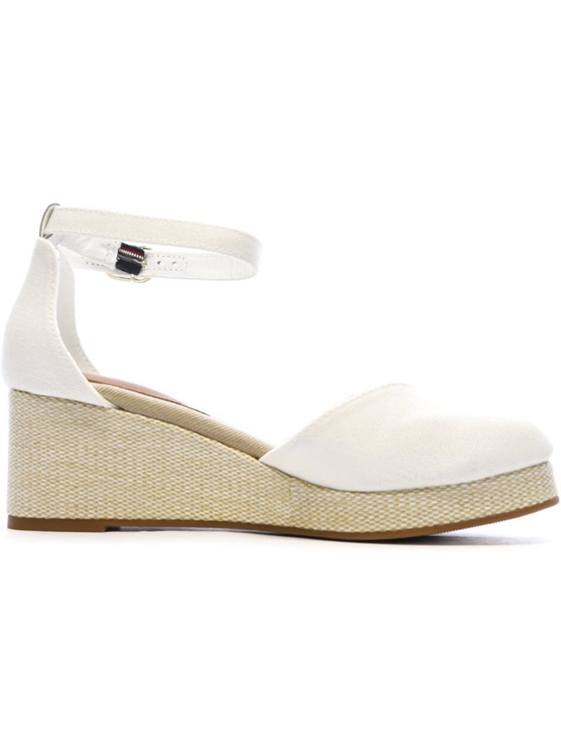 Sandálias Brancas Tommy Hilfiger para Mulher FW0FW08657 Bege - Kiabi