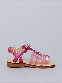 Sandálias brilhantes tipo medusas - Kiabi