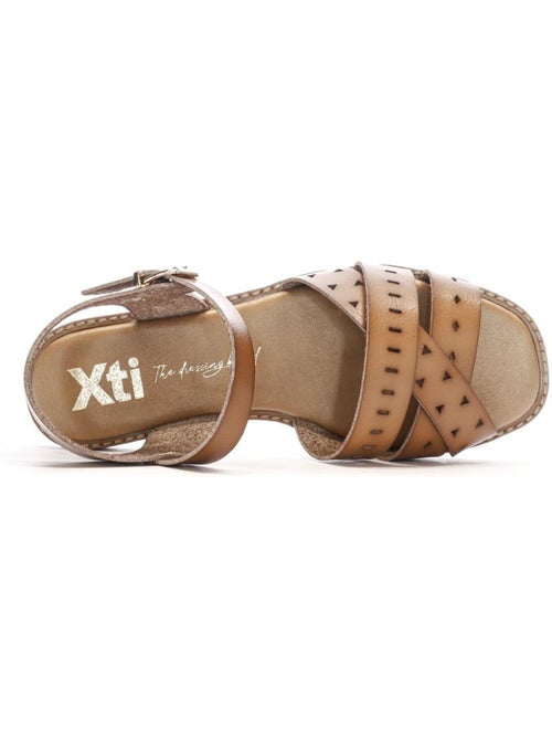 Sandálias camel para mulher xti 143868 - Kiabi